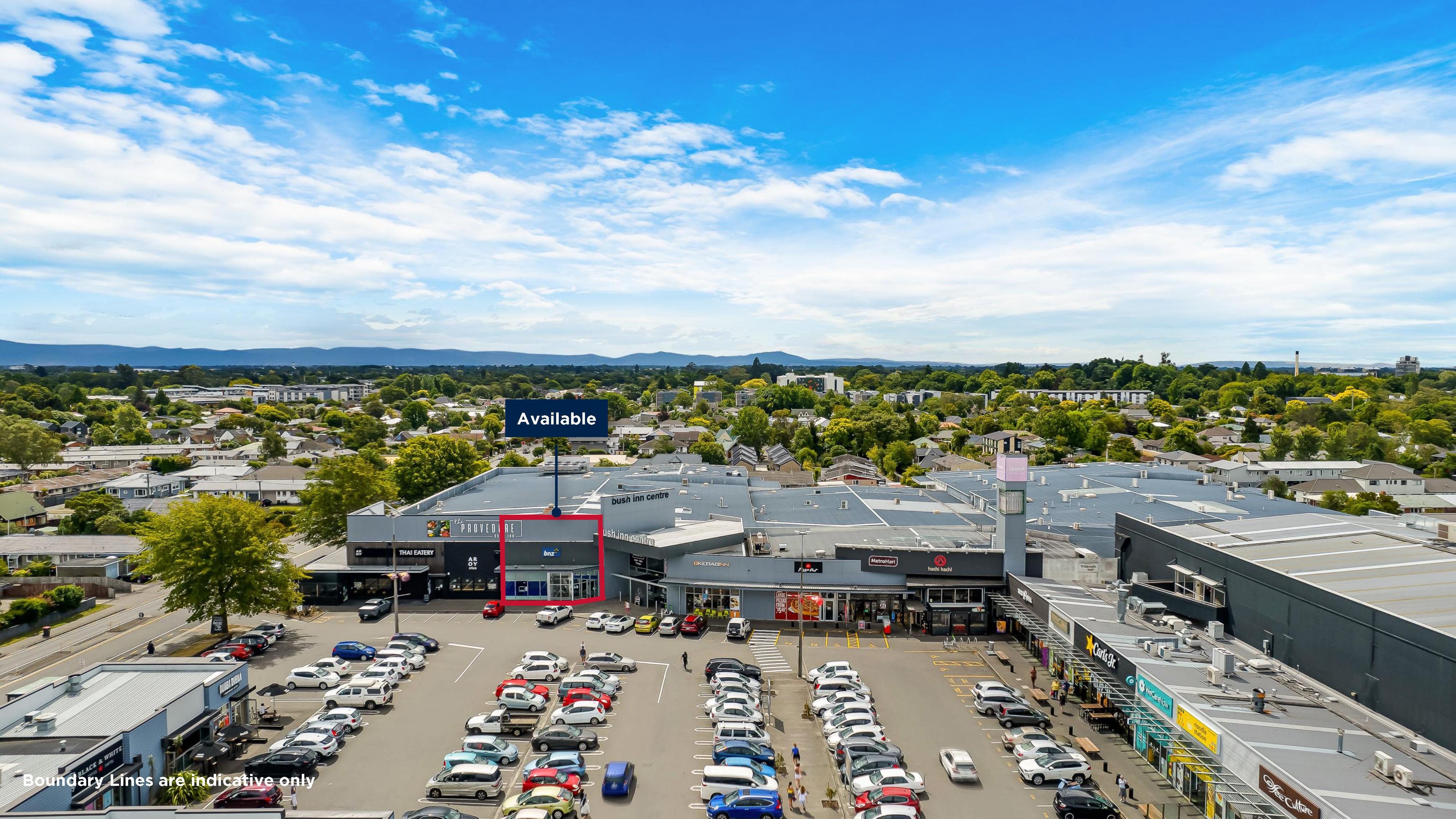 Upper Riccarton High profile retail space - Bush Inn Centre